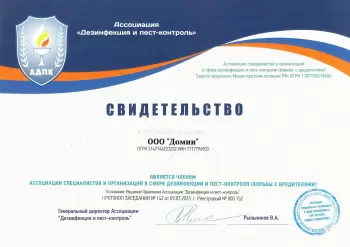 Сертификат филиала Звёздный 21 стр 1